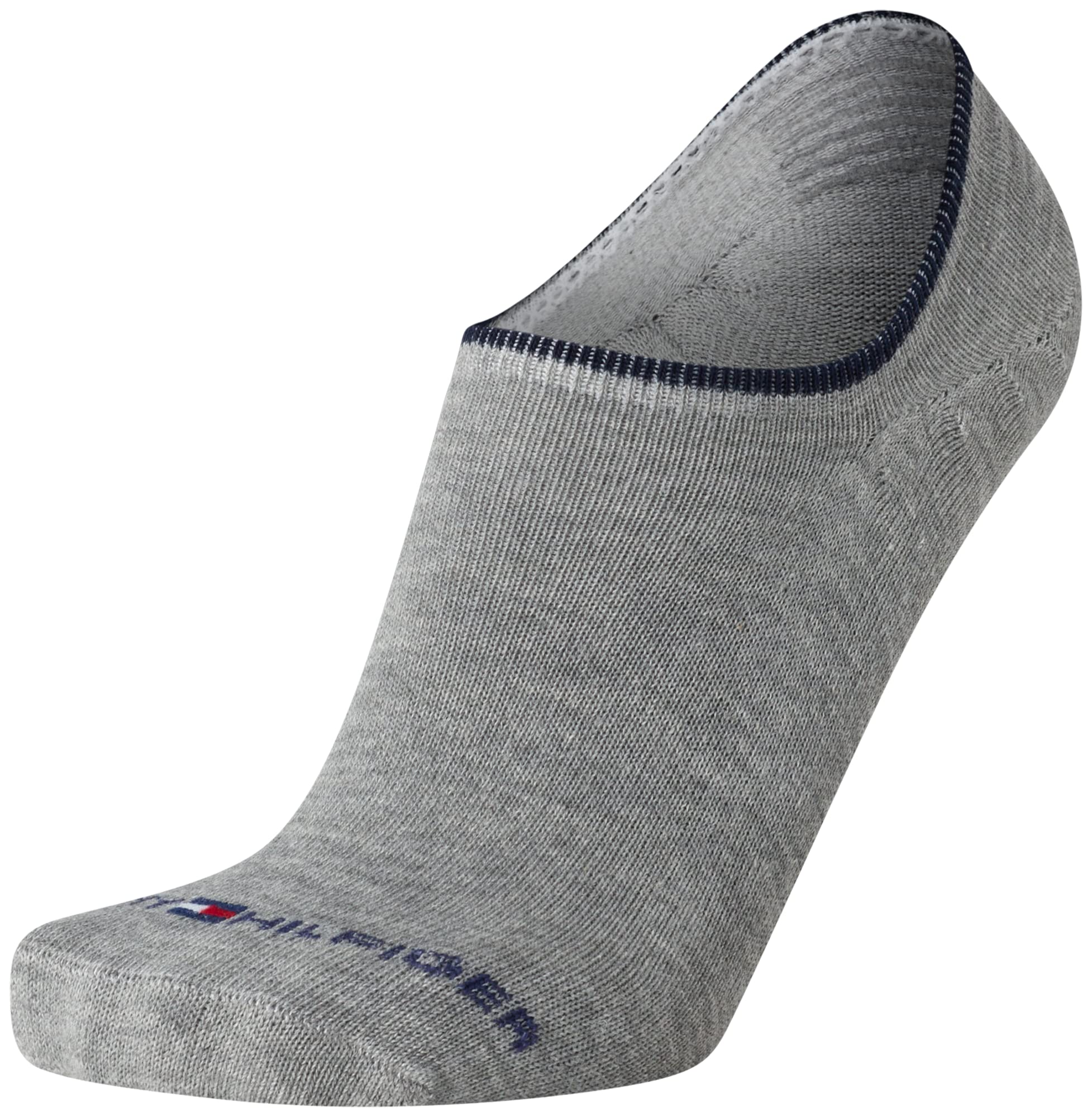 Tommy Hilfiger Men's Athletic Socks - Cushion Sport Liners (6 Pack), Size 7-12, Grey Assorted