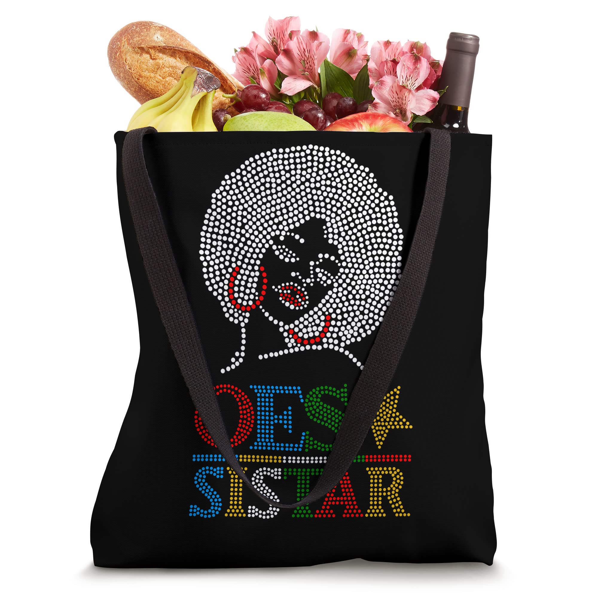 OES SiStar Dot Print Order of Eastern Star Parents' Day Gift Tote Bag