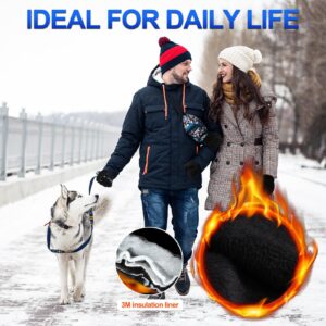 Xeitive -30℉ Winter Gloves Touchscreen Gloves Waterproof Thermal Gloves Ski Gloves for Men Women Running Cycling Outdoor Activities