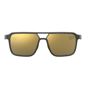 Leupold Bridger Performance Eyewear with Matte Black Frames and Bronze Mirror Lenses