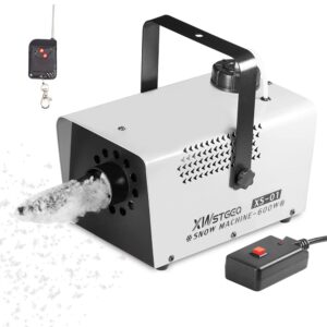 snow machine 600 watt with wireless remote control and wired control for christmas wedding photography parties kids stage parades