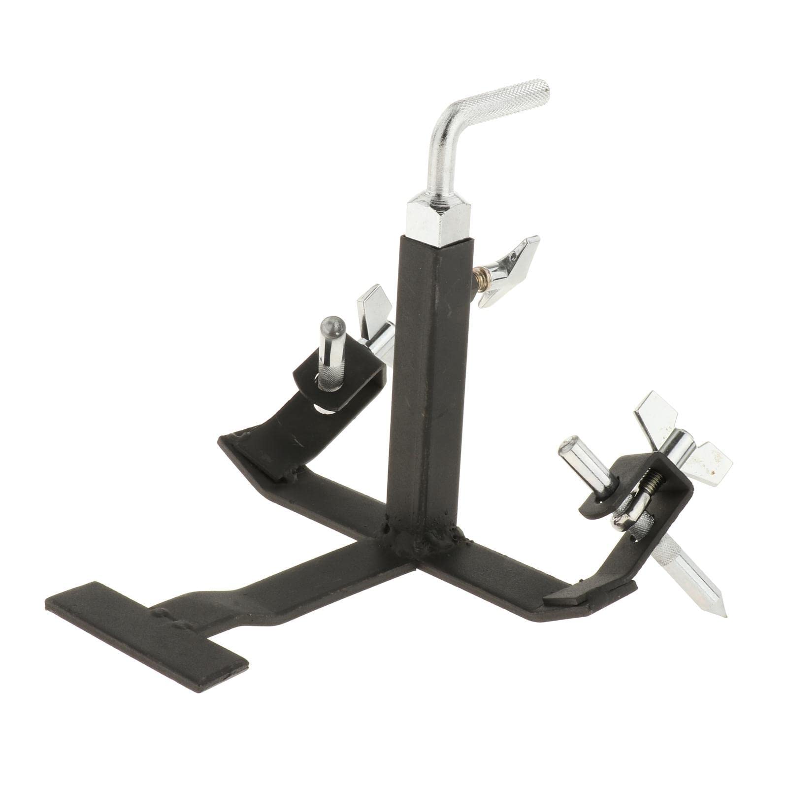 Simhoa Pedal Cowbell Bracket Pedals Percussion Cowbell Instrument Drum Set Mount with