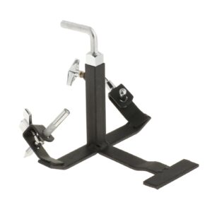 Simhoa Pedal Cowbell Bracket Pedals Percussion Cowbell Instrument Drum Set Mount with