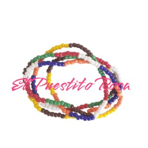 8 Collares de Santeria Siete Potencias Africanas, Elegua, Chango, Obatala, Yemaya, Oshun, Ogun, Oshun 7 african powers