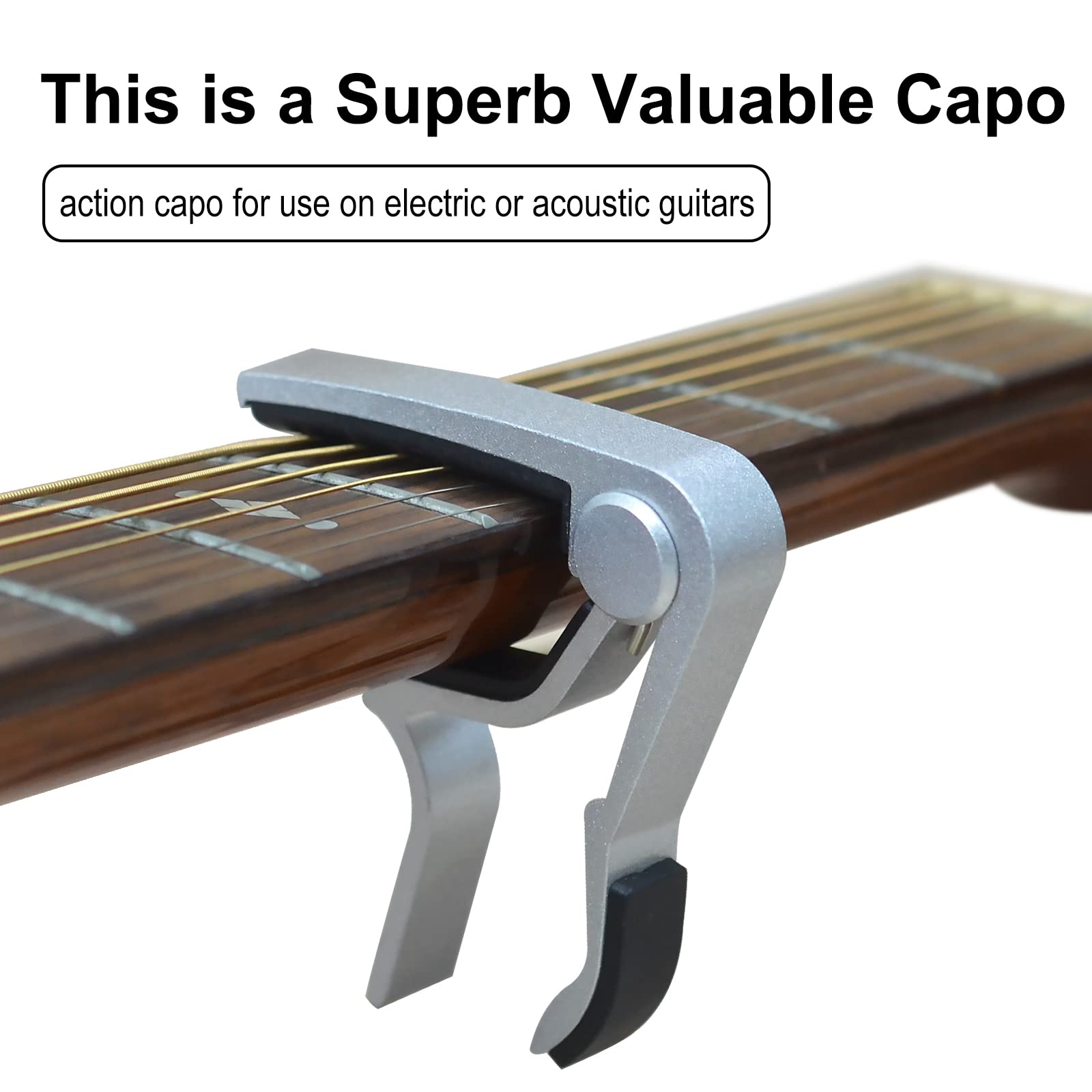 SAPHUE Guitar Capo (silver)