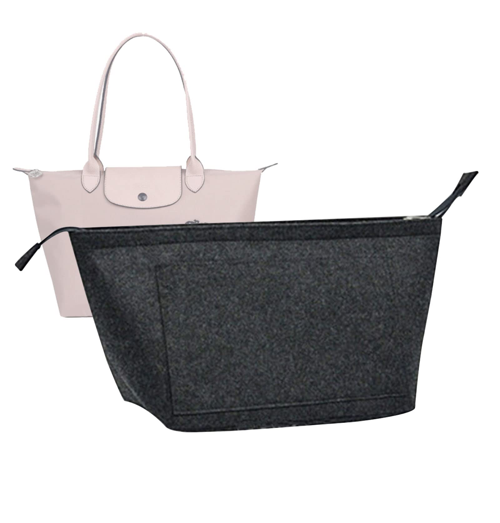 Lckaey Bag Organizer, le pliage organizer insert, large Tote Bag insert1014darkgrey-L