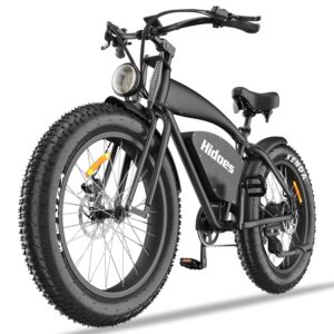 kanpe electric bicycle for adults with 48v 18.2ah battery,1200w motor 34mph,hidoes 26" * 4" e bike for adults electric mountain bike for men,commuter e-bike fat tire electric bike shimano 7-speed