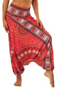 barbedrose women's loose baggy gypsy hippie boho yoga pants bohemian beach harem trousers jumpsuit,tribal chakra