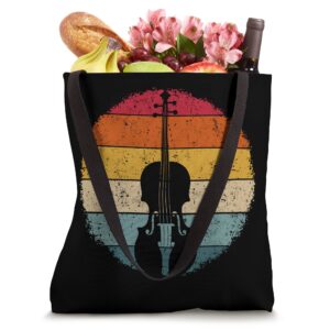 Violin Retro Vintage Violinist Fiddle Player Classical Music Tote Bag