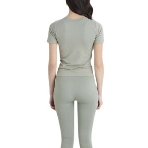 Pretty Polly Women's Eco Active Wear Capri Leggings, Green (Sage), X-Large