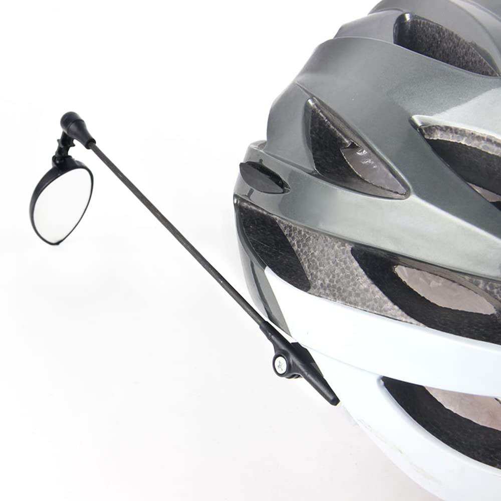 Tobefore Bike Helmet Mirror 360 Degree Adjustable Rotatable Cycling Rear View Mirror Lightweight for Cycling