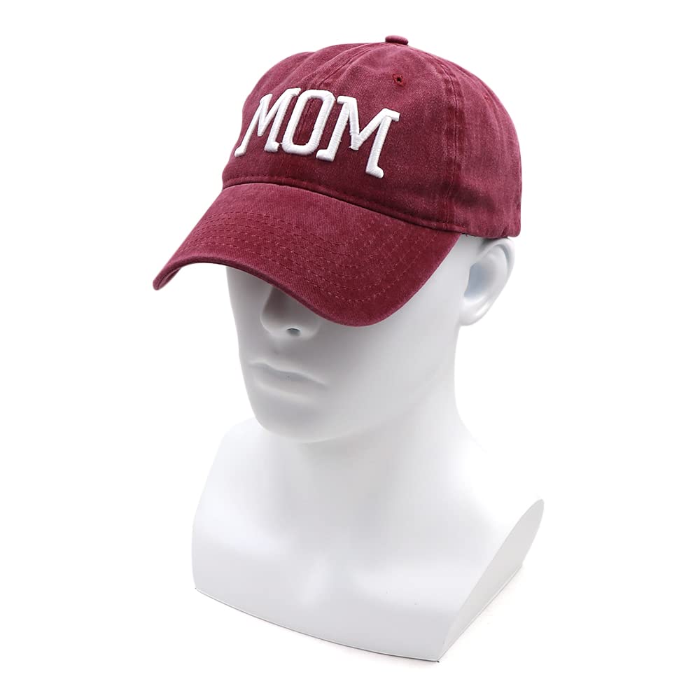 NDLBS Mom and Dad Hats Funny Birthday Gifts for Mom and Dad Embroidered Adjustable Baseball Cap Christmas Xmas Gift for Couples Parents