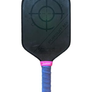 iPdlz Customized Silicone Grip Bands- Pickleball, Tennis, Padel, Beach Tennis, Paddles, Rackets, Baseball Bats, Hockey Sticks (Hot Pink)