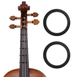 2 pieces violin fingering tape 216 ft cello tape violin tape fingerboard fingering tape black violin stickers for fretboard violins and other orchestral instruments violin finger guide