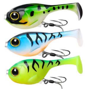 fishing lures-fishing equipment fishing lures bass fishing tackle bass lures soft bionic fishing lure fishing teasers fishing bait bass fishing lure fishing gifts for men (a-3pcs-2)