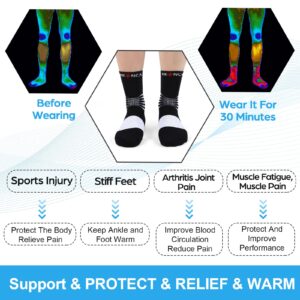 NEENCA Medical Compression Socks, Ankle Compression Stockings for Injury Recovery & Pain Relief, Sports Protection. 20-30mmHg