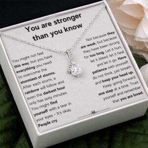 FG Family Gift Mall Get Well Soon Gifts For Women, Encouragement Gifts For Women, Stainless Steel, Cubic Zirconia