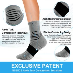 NEENCA Medical Compression Socks, Ankle Compression Stockings for Injury Recovery & Pain Relief, Sports Protection. 20-30mmHg