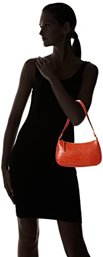 The Drop Women's Melanie Small Shoulder Bag, Fire Orange, One Size