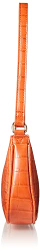 The Drop Women's Melanie Small Shoulder Bag, Fire Orange, One Size