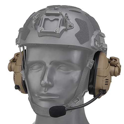 Shanyingquan Tactical Bluetooth Headset Noise Reduction OPS Core ARC Wendy M-LOK Helmet Tuning Noise Cancelling Headphones