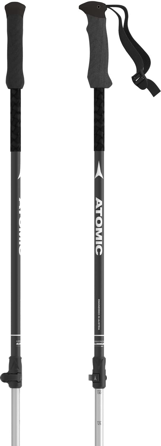 Atomic BCT Touring Ski Poles Black/Silver