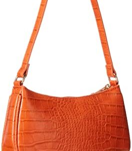 The Drop Women's Melanie Small Shoulder Bag, Fire Orange, One Size