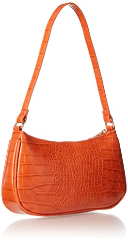 The Drop Women's Melanie Small Shoulder Bag, Fire Orange, One Size