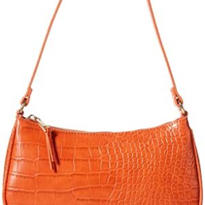 The Drop Women's Melanie Small Shoulder Bag, Fire Orange, One Size