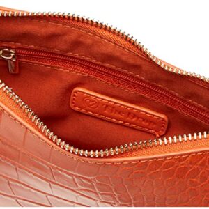 The Drop Women's Melanie Small Shoulder Bag, Fire Orange, One Size