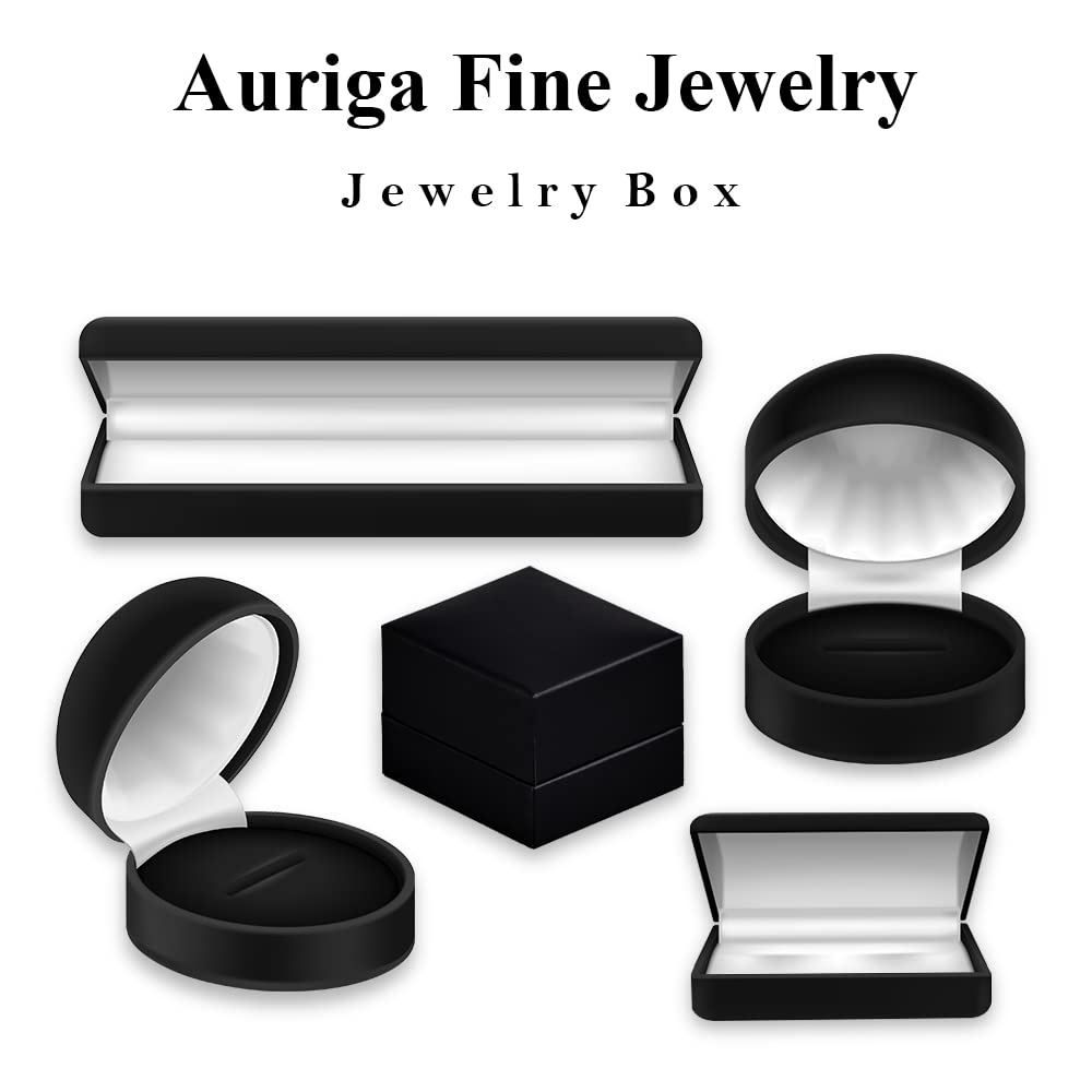 Auriga Fine Jewelry 10K Yellow Gold April Boy Birthstone Charm Pendant for Women (L- 0.79 Inch, W- 0.4 Inch)