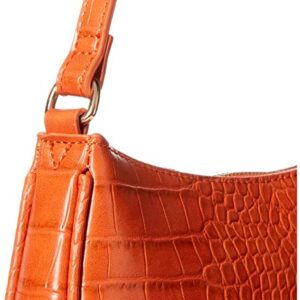 The Drop Women's Melanie Small Shoulder Bag, Fire Orange, One Size