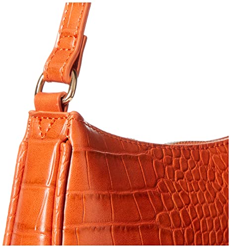 The Drop Women's Melanie Small Shoulder Bag, Fire Orange, One Size