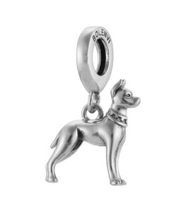 dog breeds memorial 925 sterling silver charm bead for pandora & similar charm bracelets or necklaces (great dane)