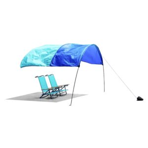 shibumi shade mini®, world's best beach shade, the original wind-powered® beach canopy, provides 75 sq. ft. of shade, compact & easy to carry, sets up in 2 minutes, designed & sewn in america