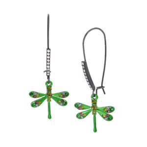 dragonfly dangle earrings