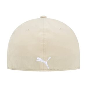 PUMA Mens Embroidery Logo Classic Solid Color Cap Hat One Size Beige