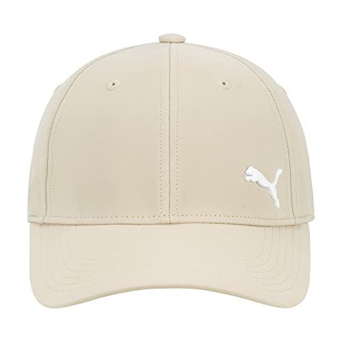 PUMA Mens Embroidery Logo Classic Solid Color Cap Hat One Size Beige