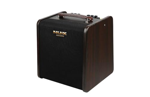 NUX Stageman II AC-80 Bluetooth Portable Acoustic Guitar Amplifier, 80 Watts