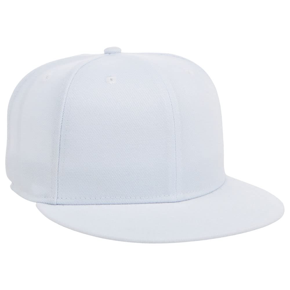 Lids Blank Dime Adjustable Snapback Hat White