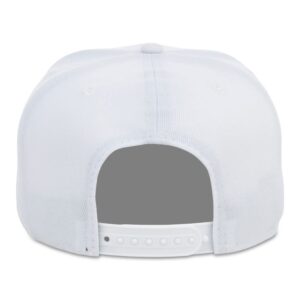 Lids Blank Dime Adjustable Snapback Hat White