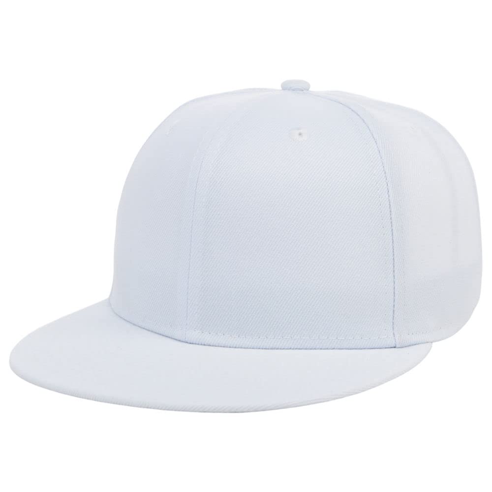 Lids Blank Dime Adjustable Snapback Hat White