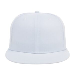 Lids Blank Dime Adjustable Snapback Hat White