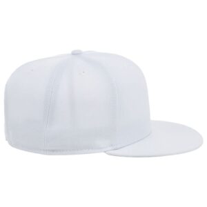 Lids Blank Dime Adjustable Snapback Hat White