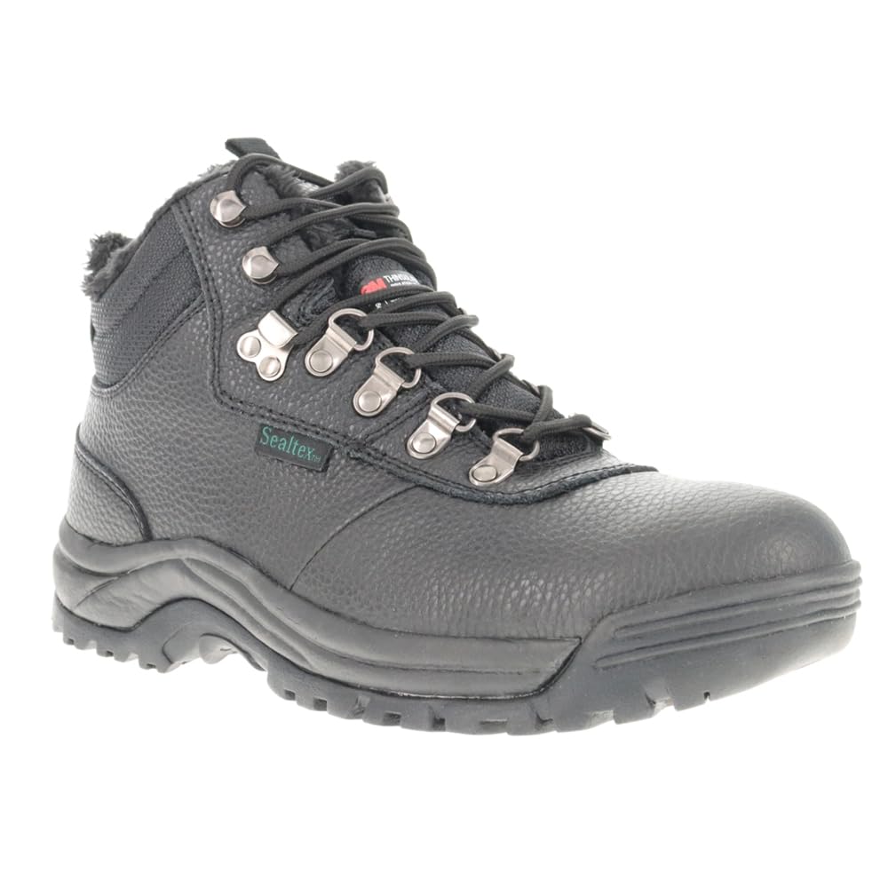 Propét Men's Cliff Walker North Waterproof Hiking Boots, Black, 15 Wide US