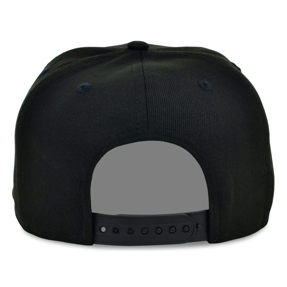 Lids Blank Dime Adjustable Snapback Hat Black