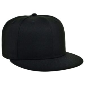 Lids Blank Dime Adjustable Snapback Hat Black