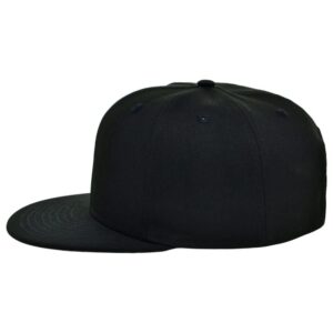 Lids Blank Dime Adjustable Snapback Hat Black