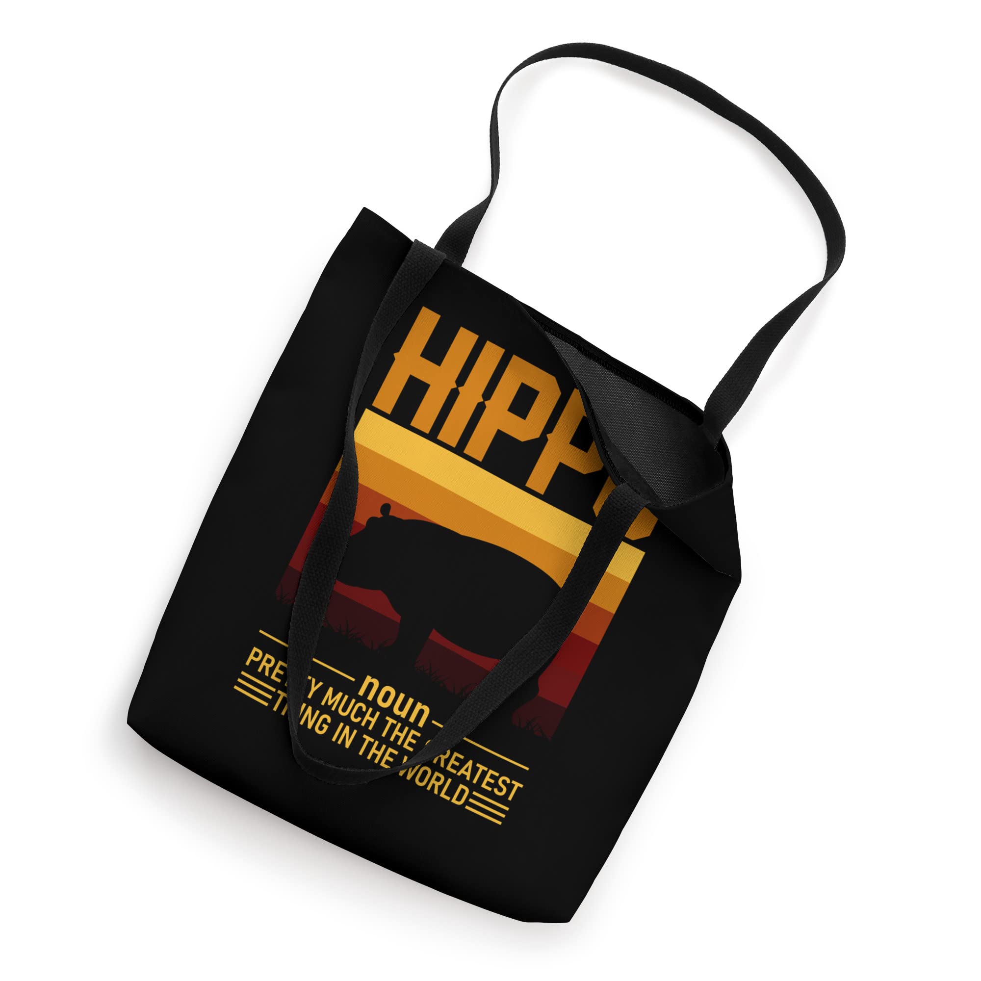 Hippo Noun Pretty Much The Greatest Thing In The World Tote Bag