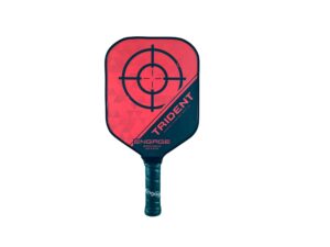 engage pickleball trident pickleball paddle - pickleball paddles with polymer core - usapa approved pickleball paddles pickleball rackets for adults - standard (red horizon)